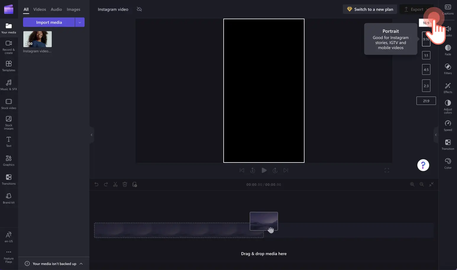 Instagram video length - step 2
