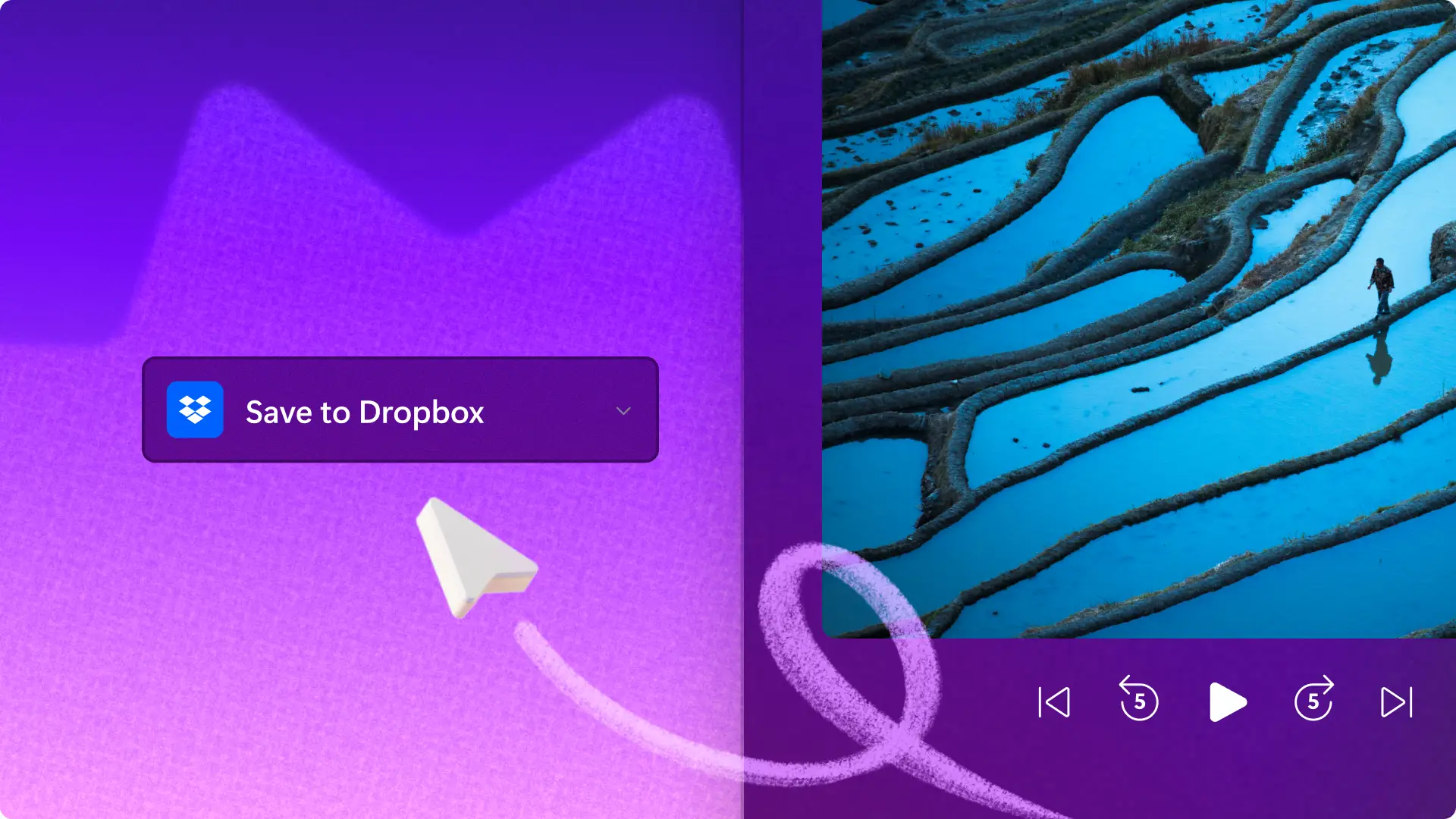 How to import and export videos using Dropbox in Clipchamp thumbnail