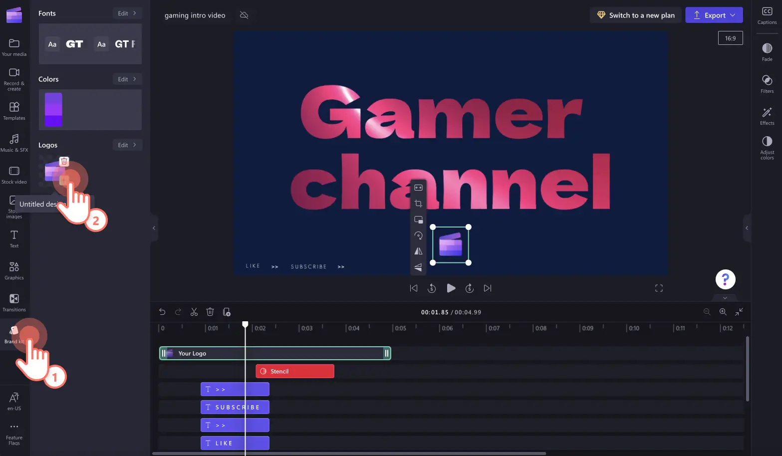 introvideo til gaming - trin 4