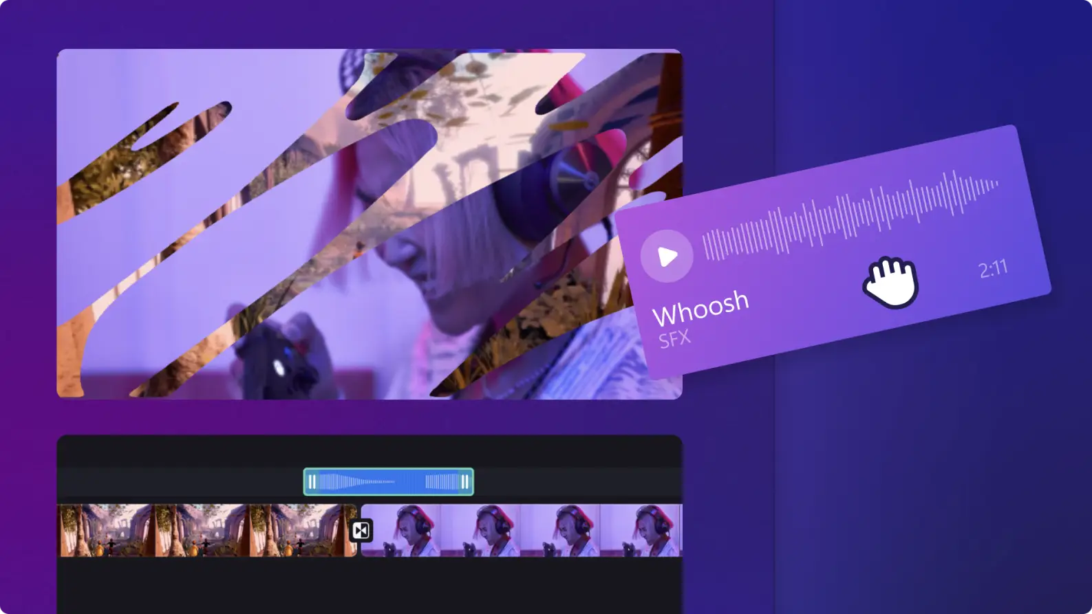 Come aggiungere effetti audio a video - anteprima