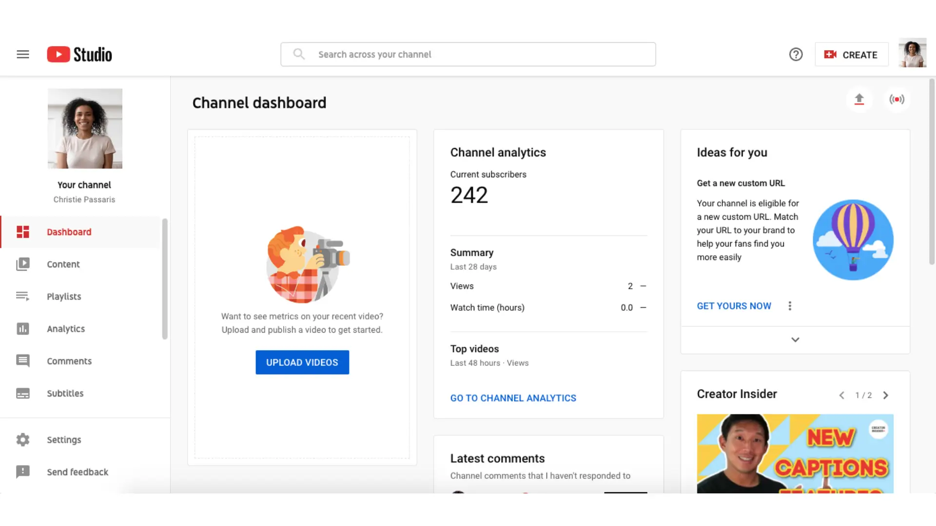 Step 1. Log in to YouTube Studio
