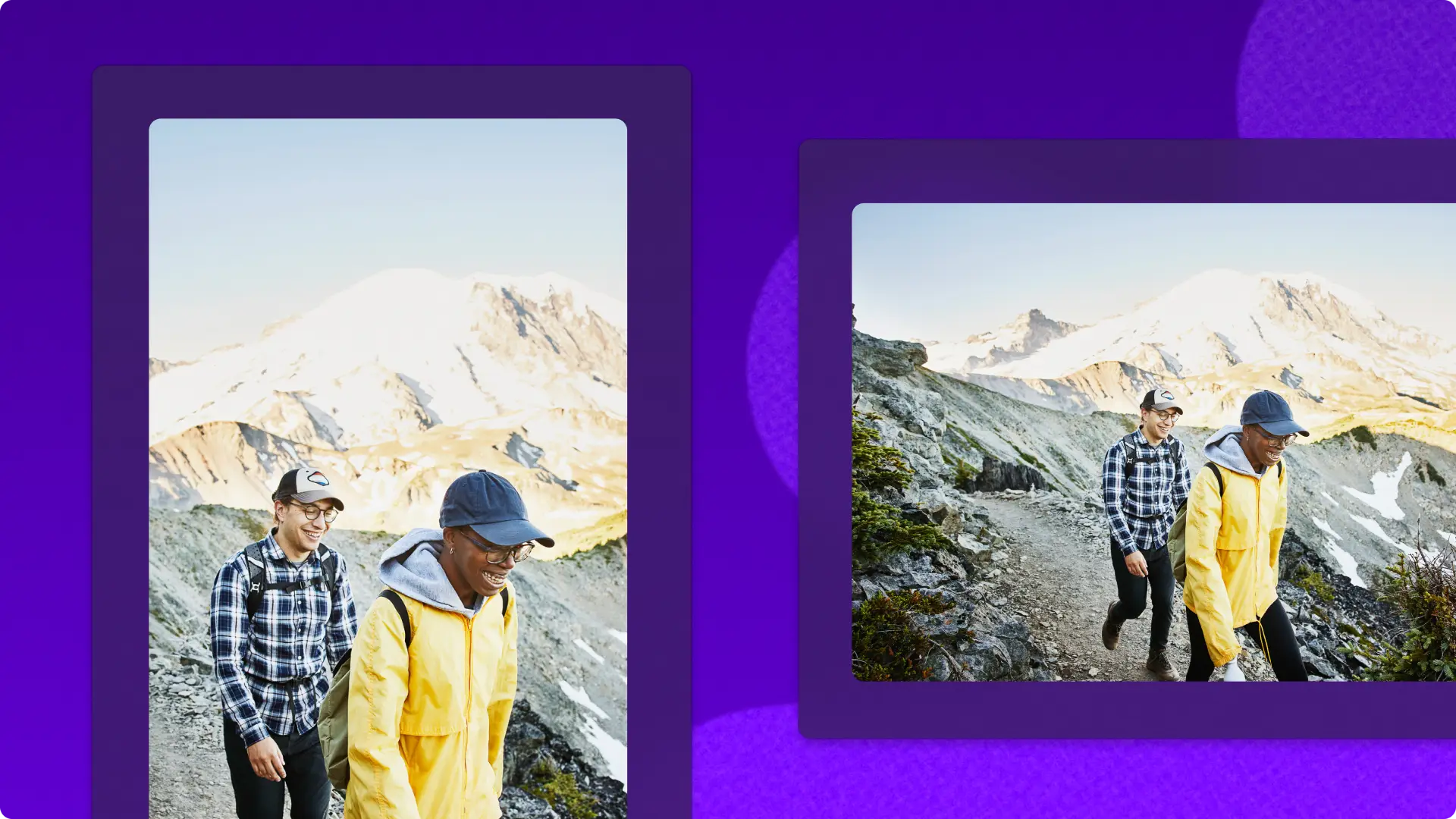 Clipchamp ビデオ エディターで Instagram 用に動画をリサイズしているユーザー。