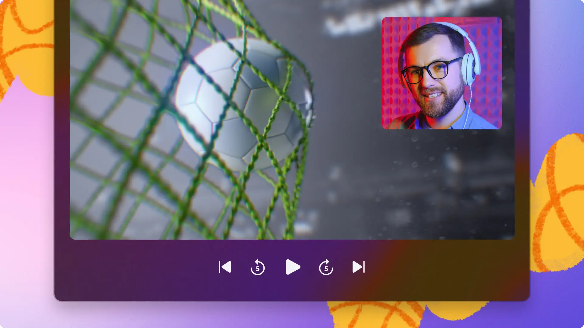 Immagine di un layout video Picture-in-Picture.