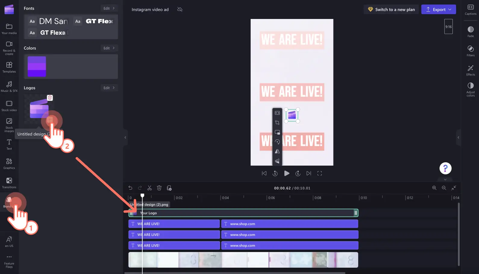Instagram-Videoanzeigen – Schritt 2c