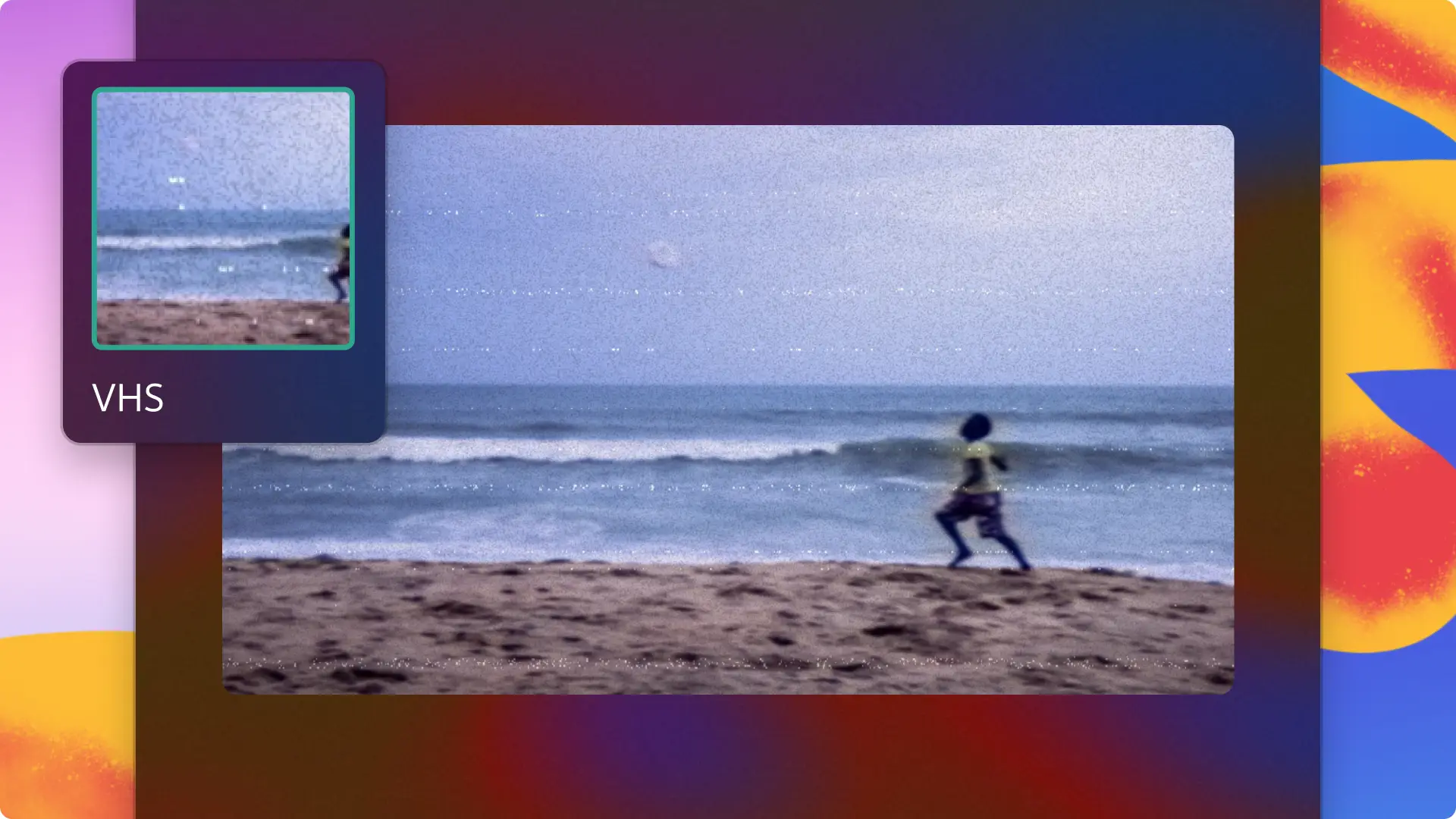 Et billede af VHS-effekten.