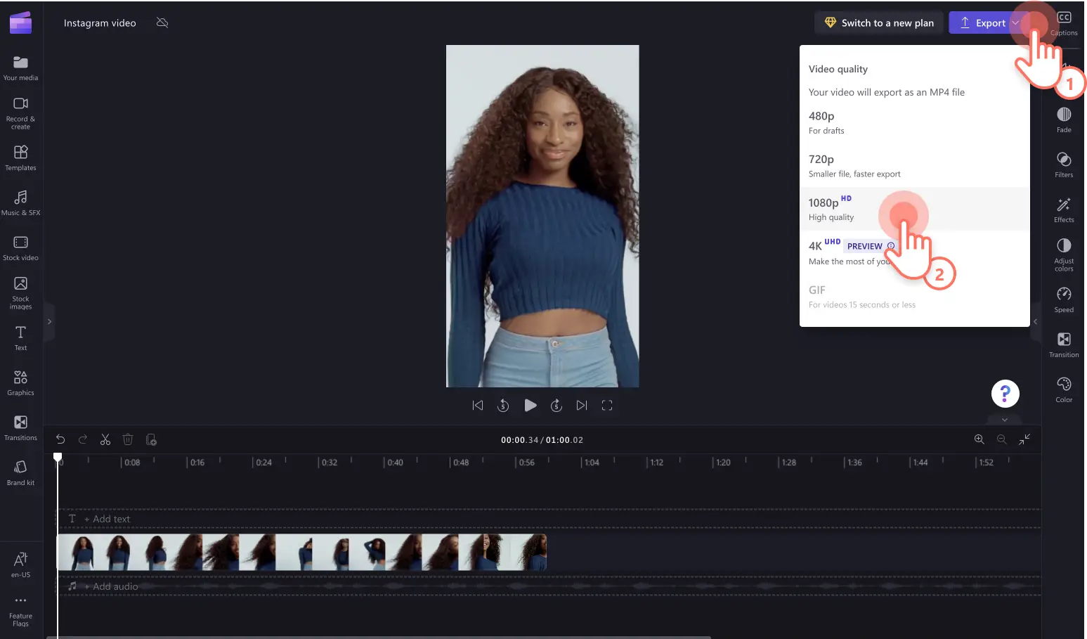 Instagram video length - step 4