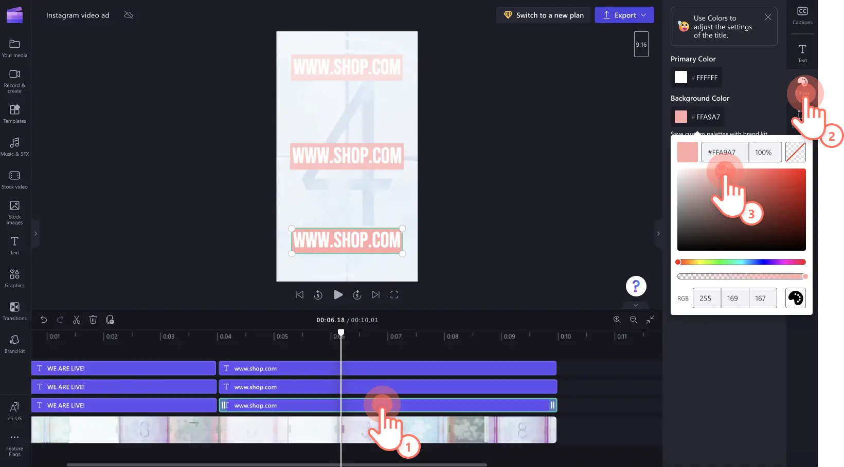 Instagram-Videoanzeigen – Schritt 2b