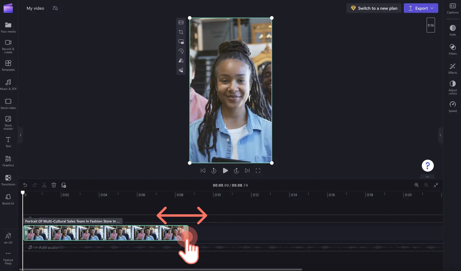 How to rotate videos for Instagram - step 4