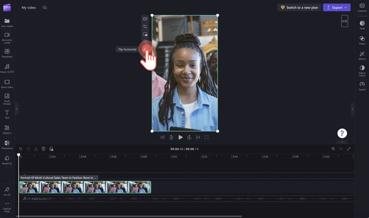 How to rotate videos for Instagram - step 4c