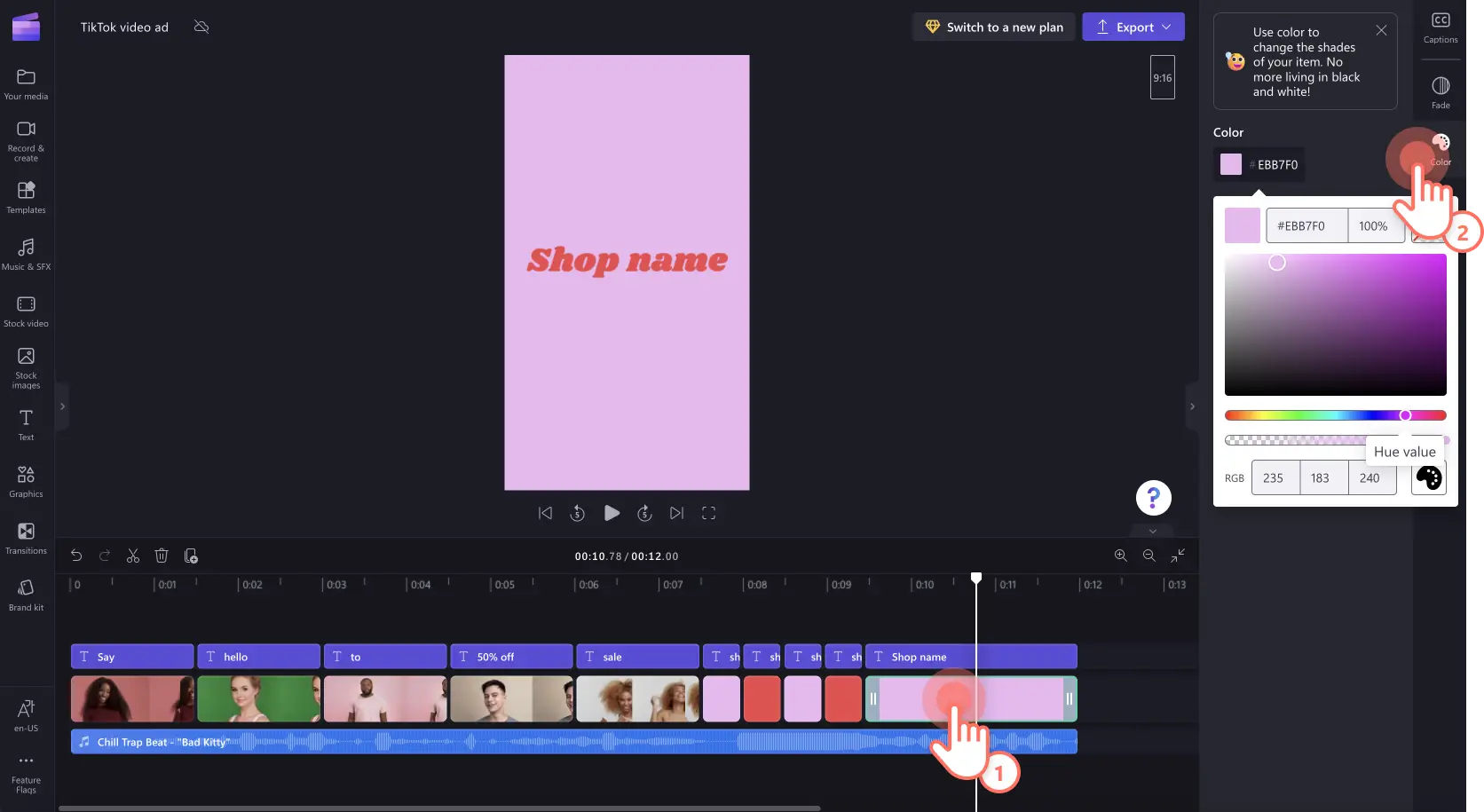 How to make TikTok video ads that stand out - step 2b