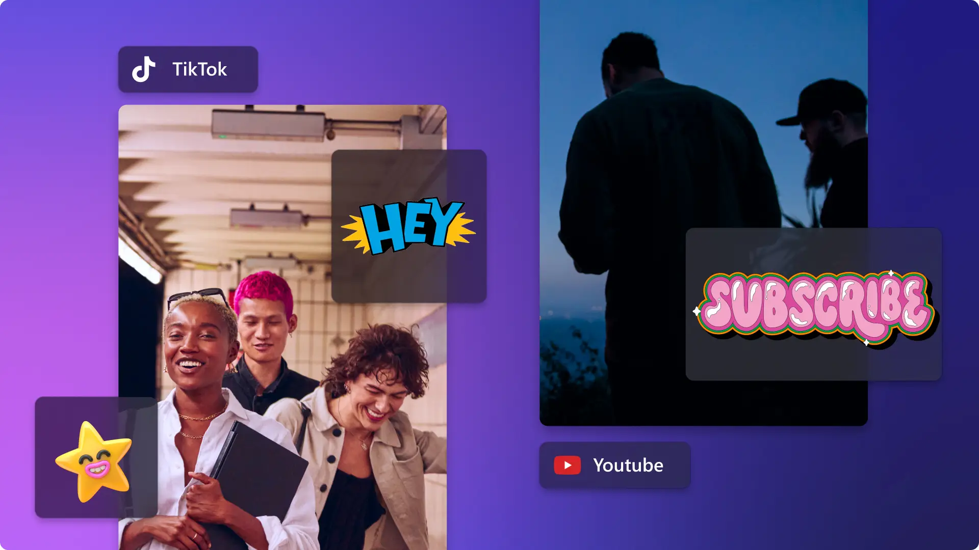 TikTok vs YouTube thumbnail