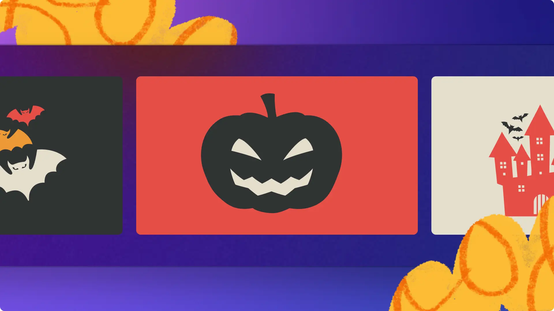 ハロウィンの背景の画像。