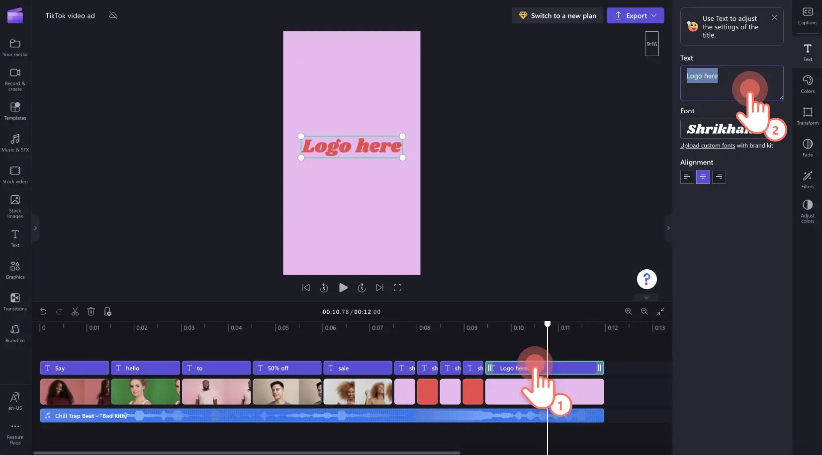 How to make TikTok video ads that stand out - step 2
