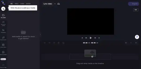 Step 3. Upload your audio file

