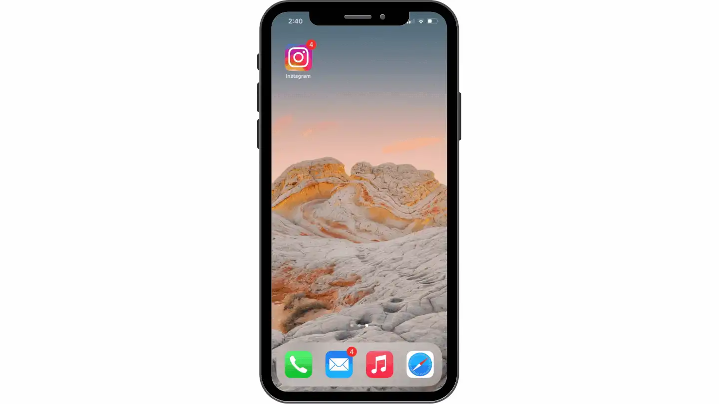 Step 1. Open Instagram app 
