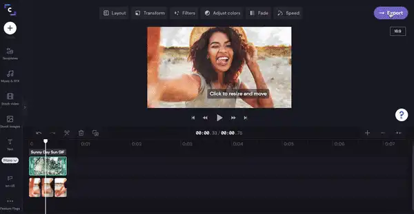Step 7. Export your 3D GIF for TikTok
