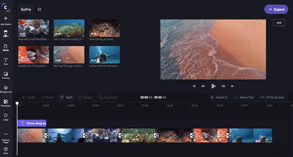 GoPro blog step 7-How to use an online GoPro video editor (Mac and PC)-Clipchamp blog
