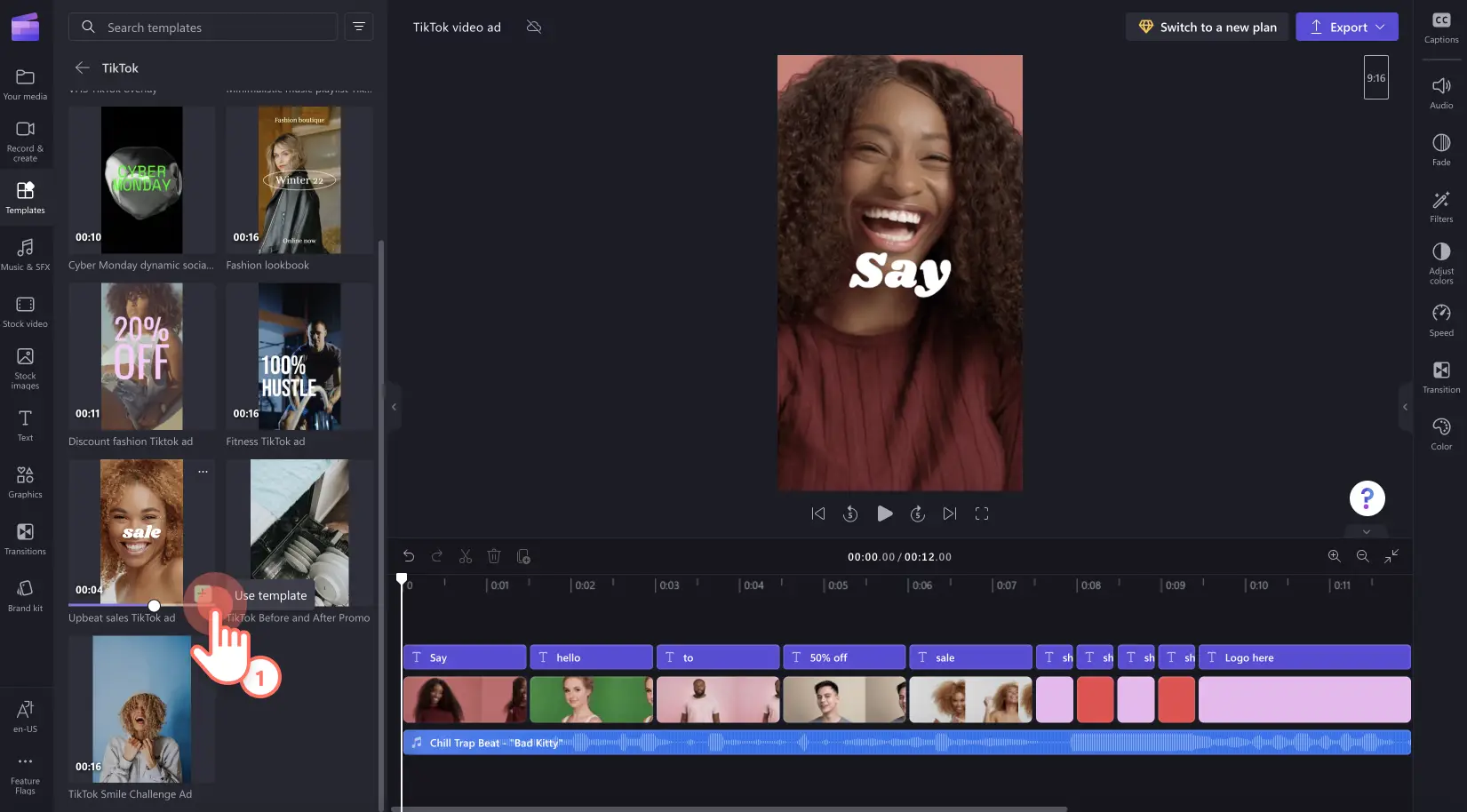How to make TikTok video ads that stand out - step 1b