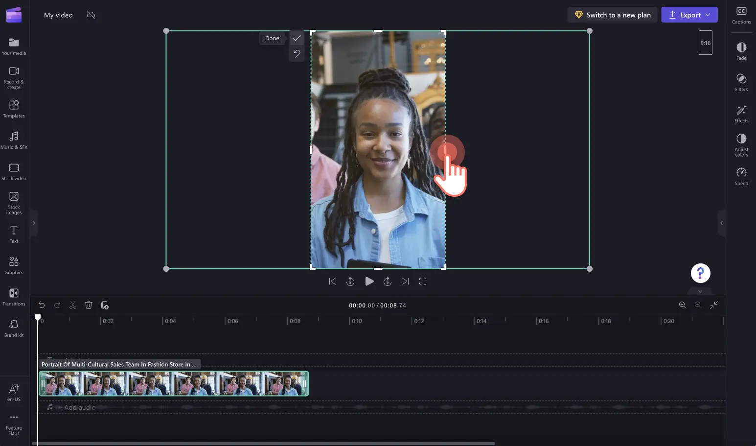 How to rotate videos for Instagram - step 4b