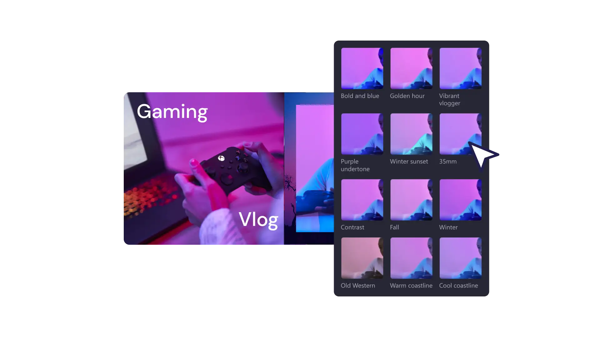 Thêm logo thương hiệu và hiệu ứng video vào Clipchamp
