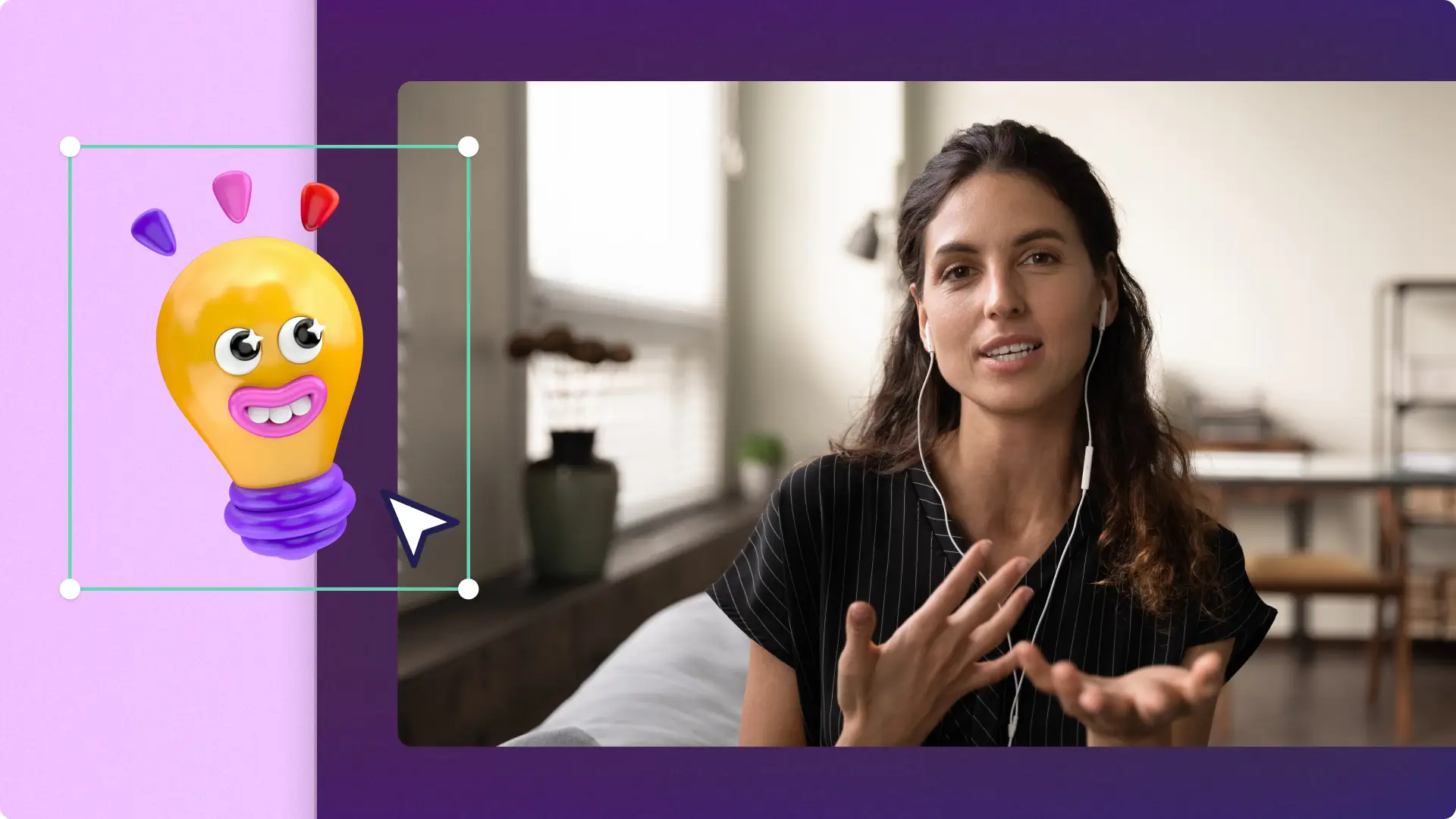 Imagen de un usuario creando un vídeo de aprendizaje.