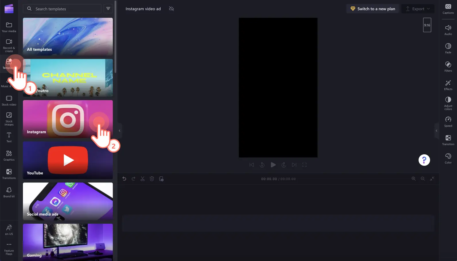 Instagram-Videoanzeigen – Schritt 1