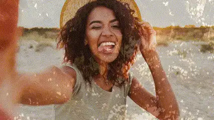 3D video of a woman