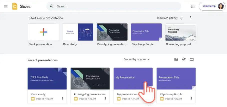 Step 1. Open your Google Slides presentation
