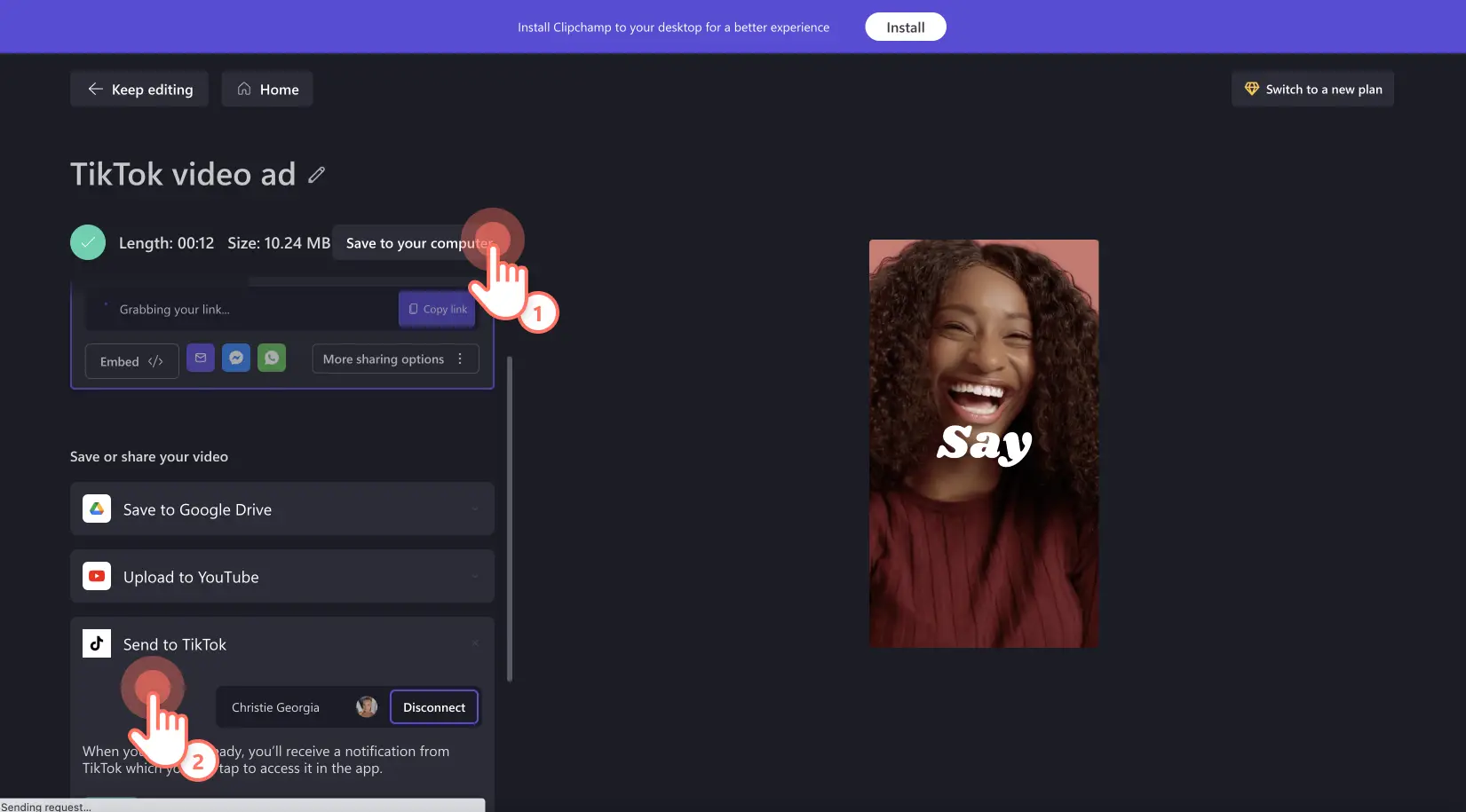 How to make TikTok video ads that stand out - step 3b