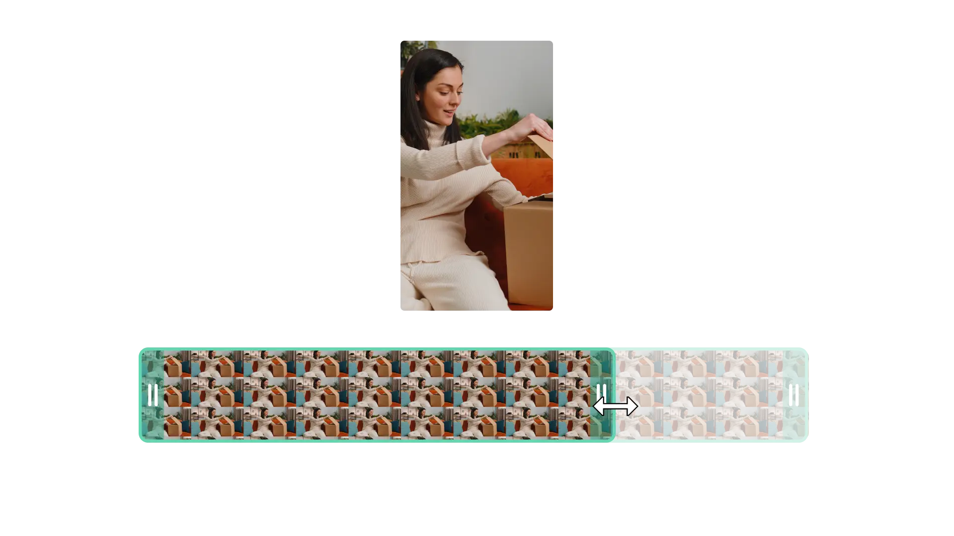 De video bijsnijden, inkorten of het formaat wijzigen in Clipchamp