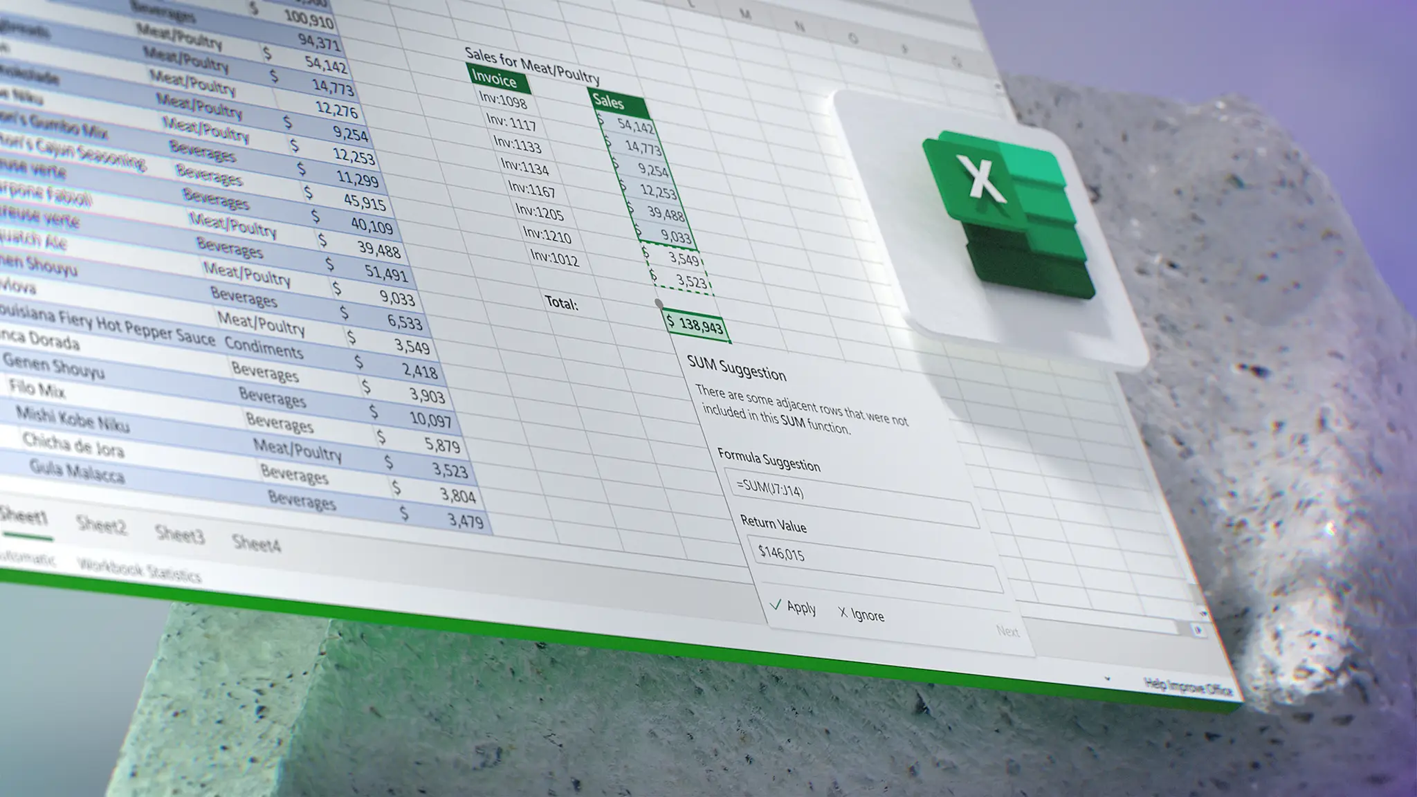 Abstract of Excel.
