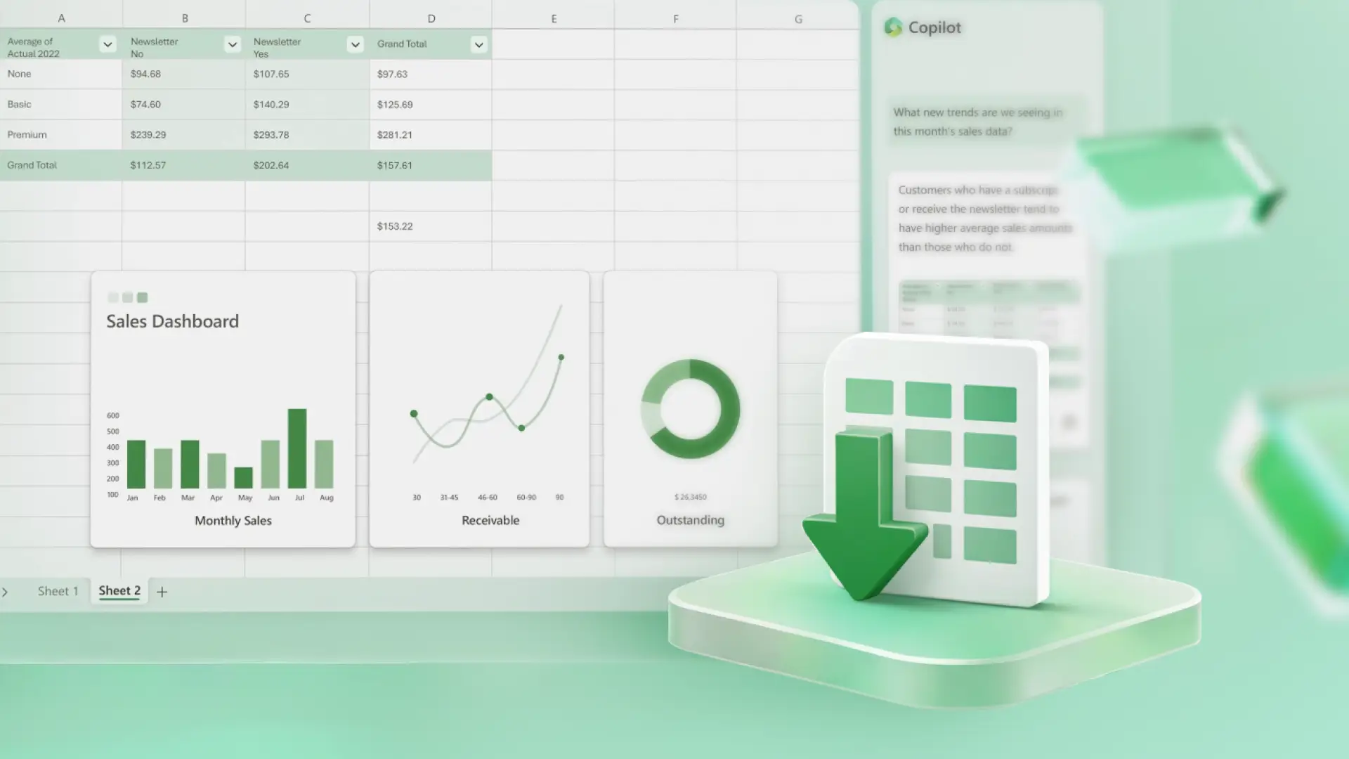 Customize spreadsheet style, layout and more in Excel