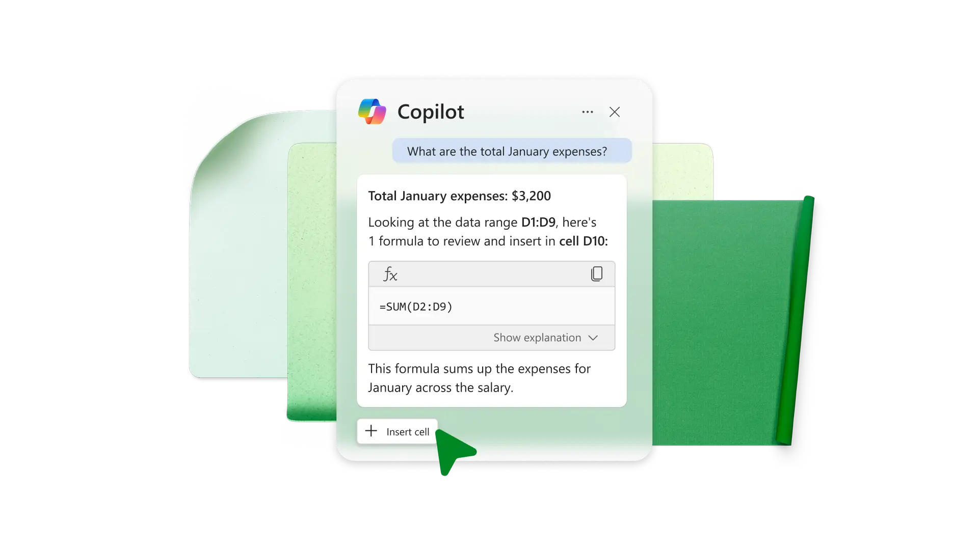 Copilot in Excel.