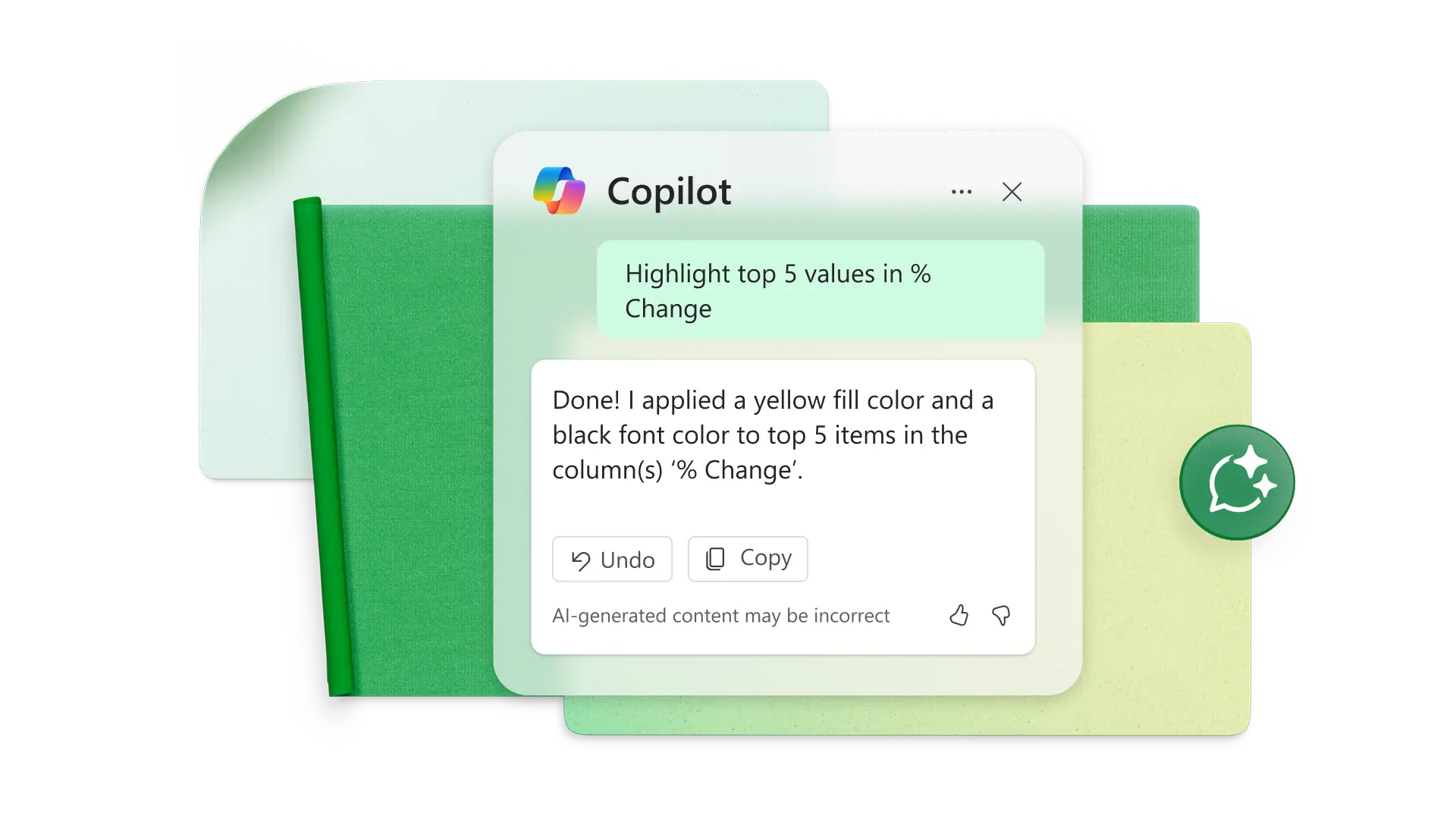 Excel spreadsheet open alongside Microsoft Copilot interface for analysing timesheet data
