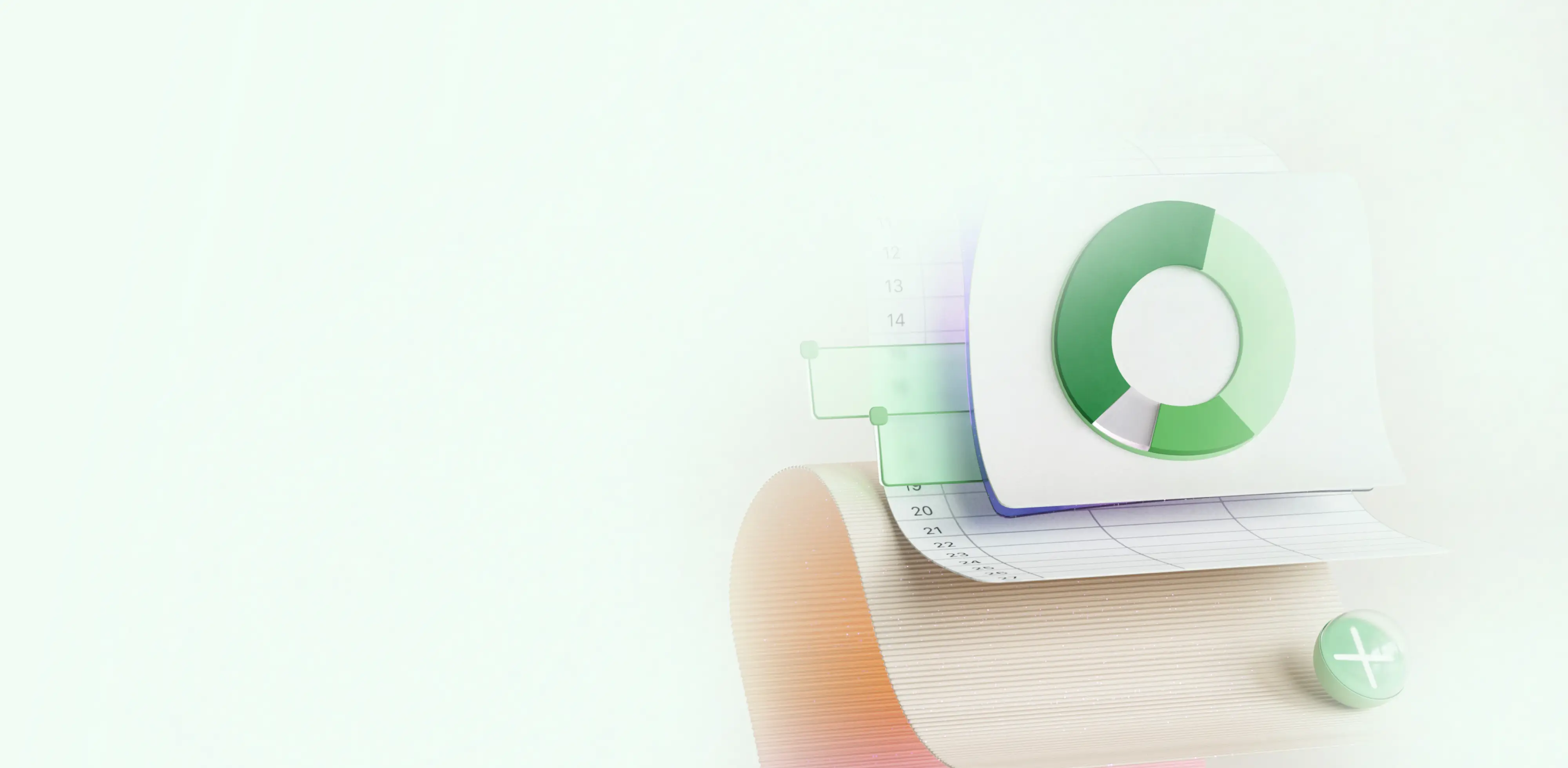 Spreadsheet Maker in Excel abstract image