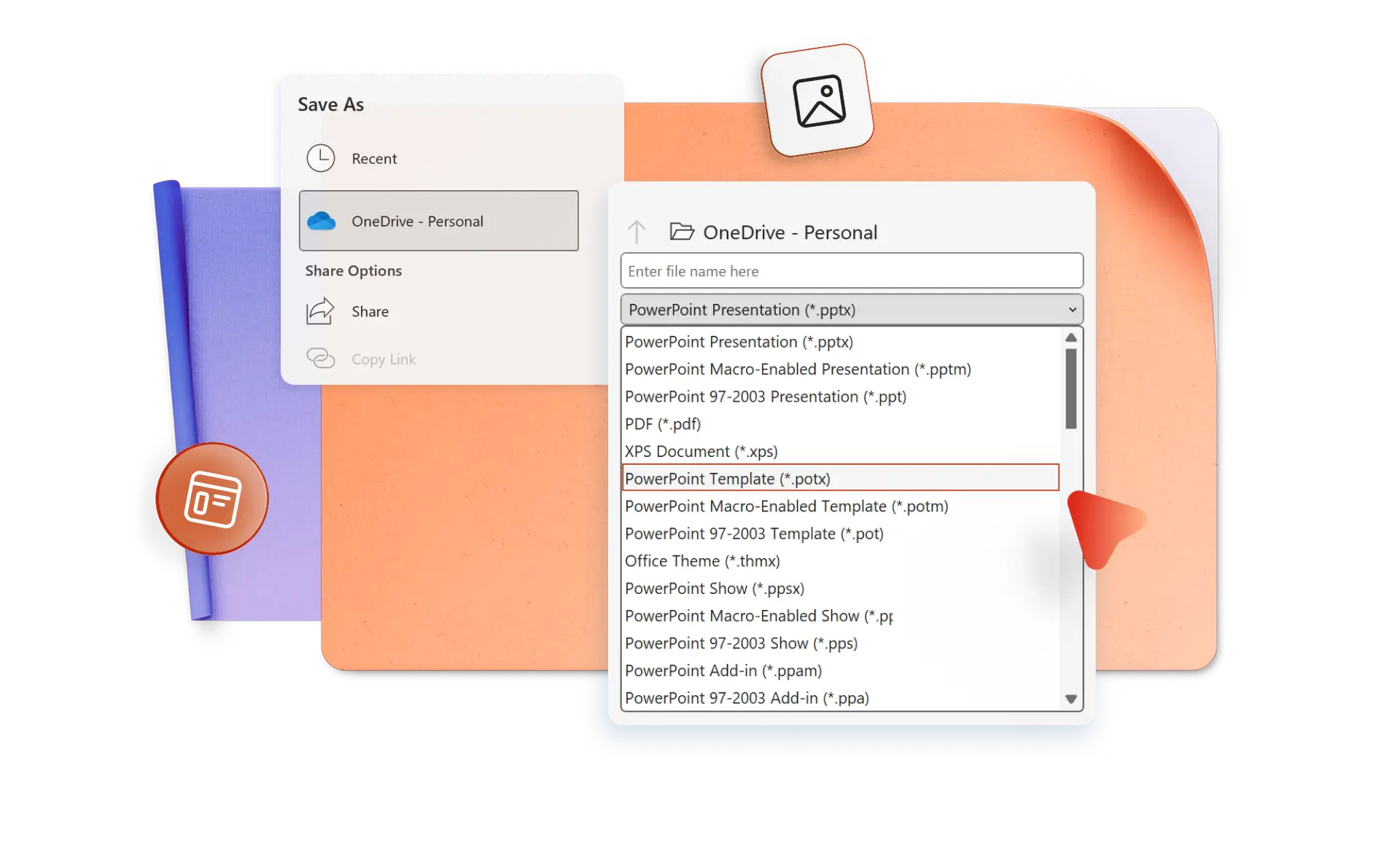 Making and saving custom PowerPoint templates