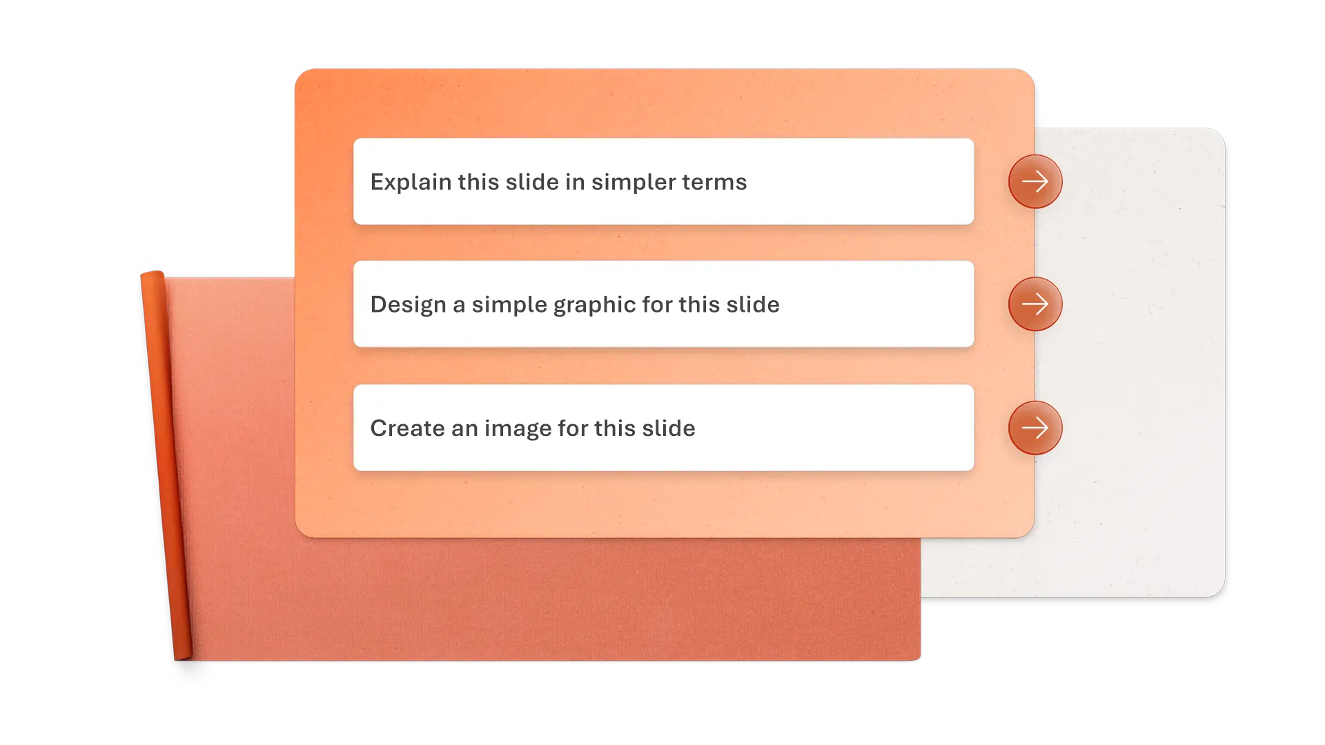 An abstract of Microsoft PowerPoint Copilot prompts.