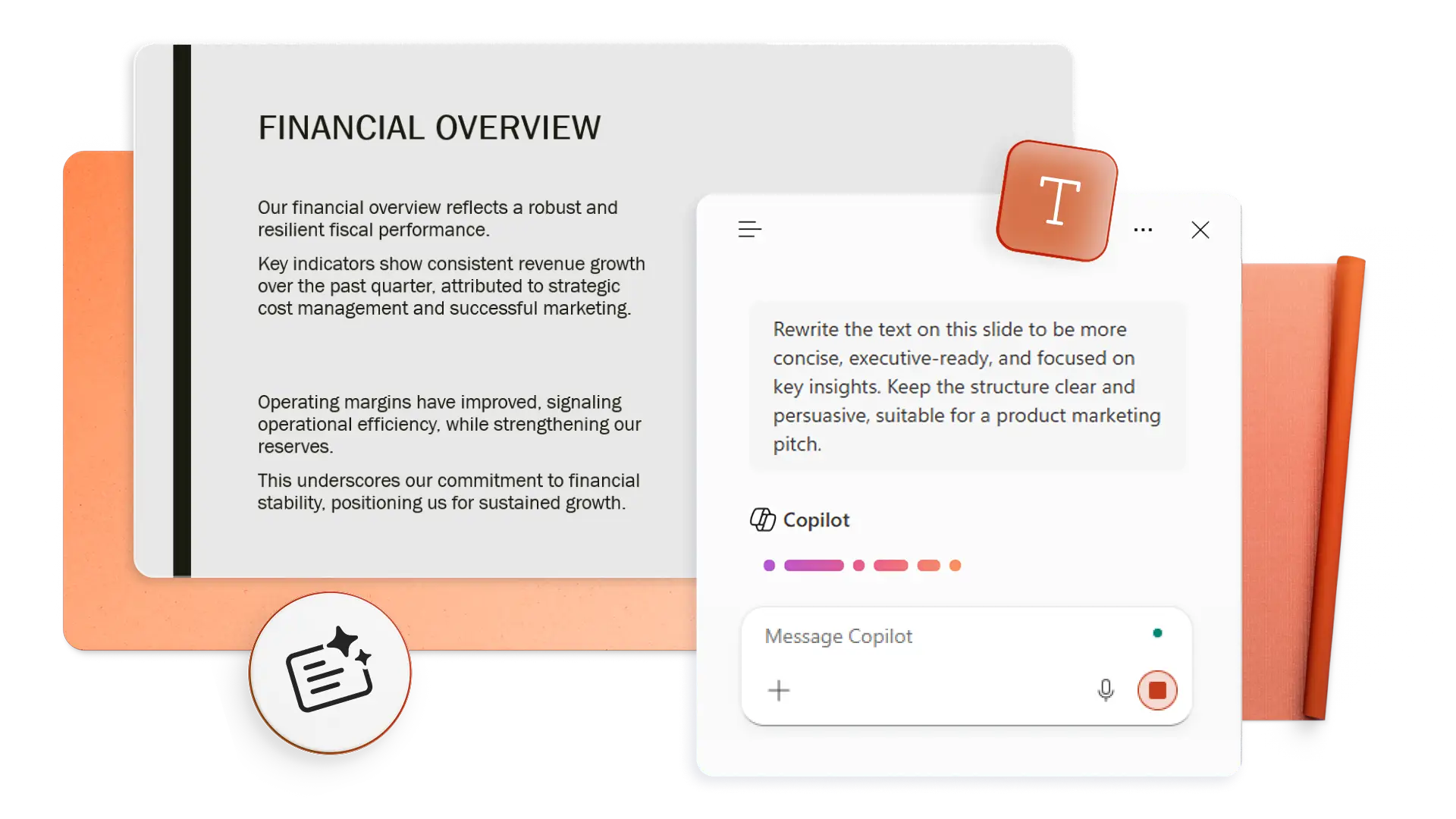 AI-powered pitch writing with Copilot