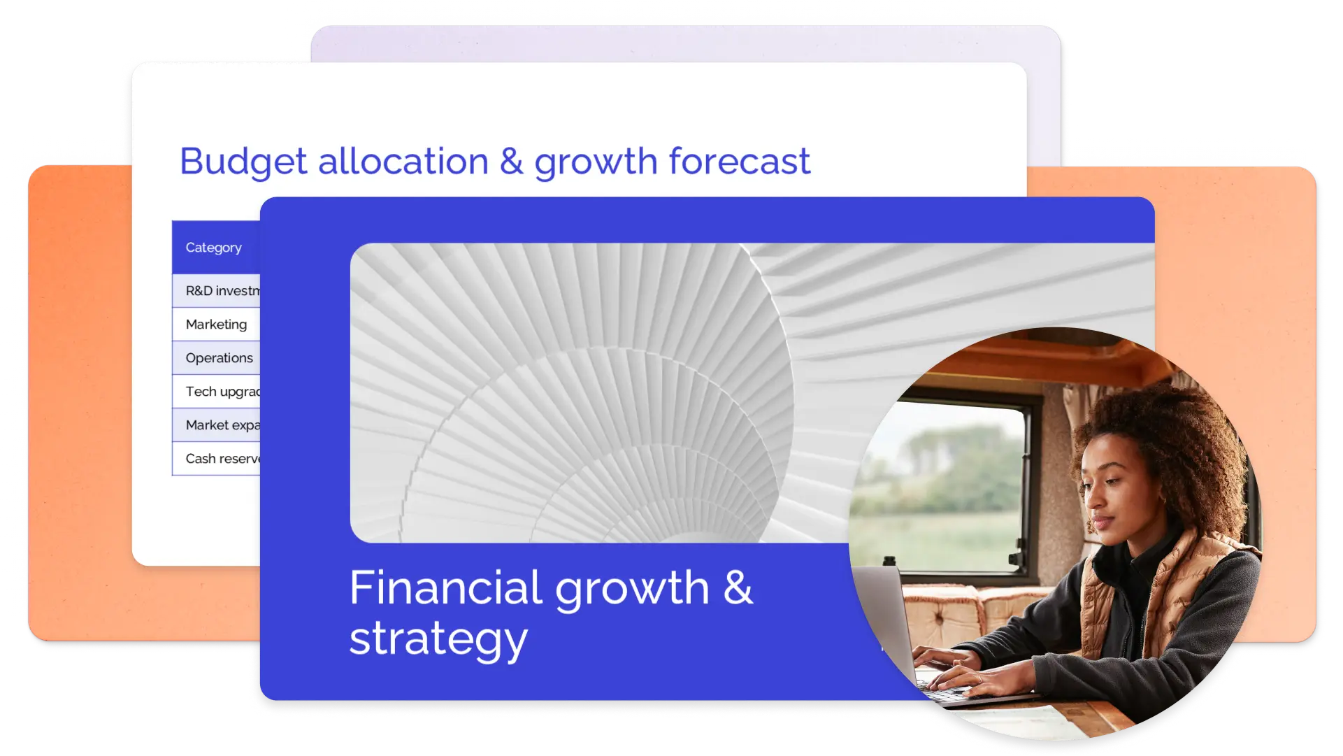 Build a clear and descriptive slide deck