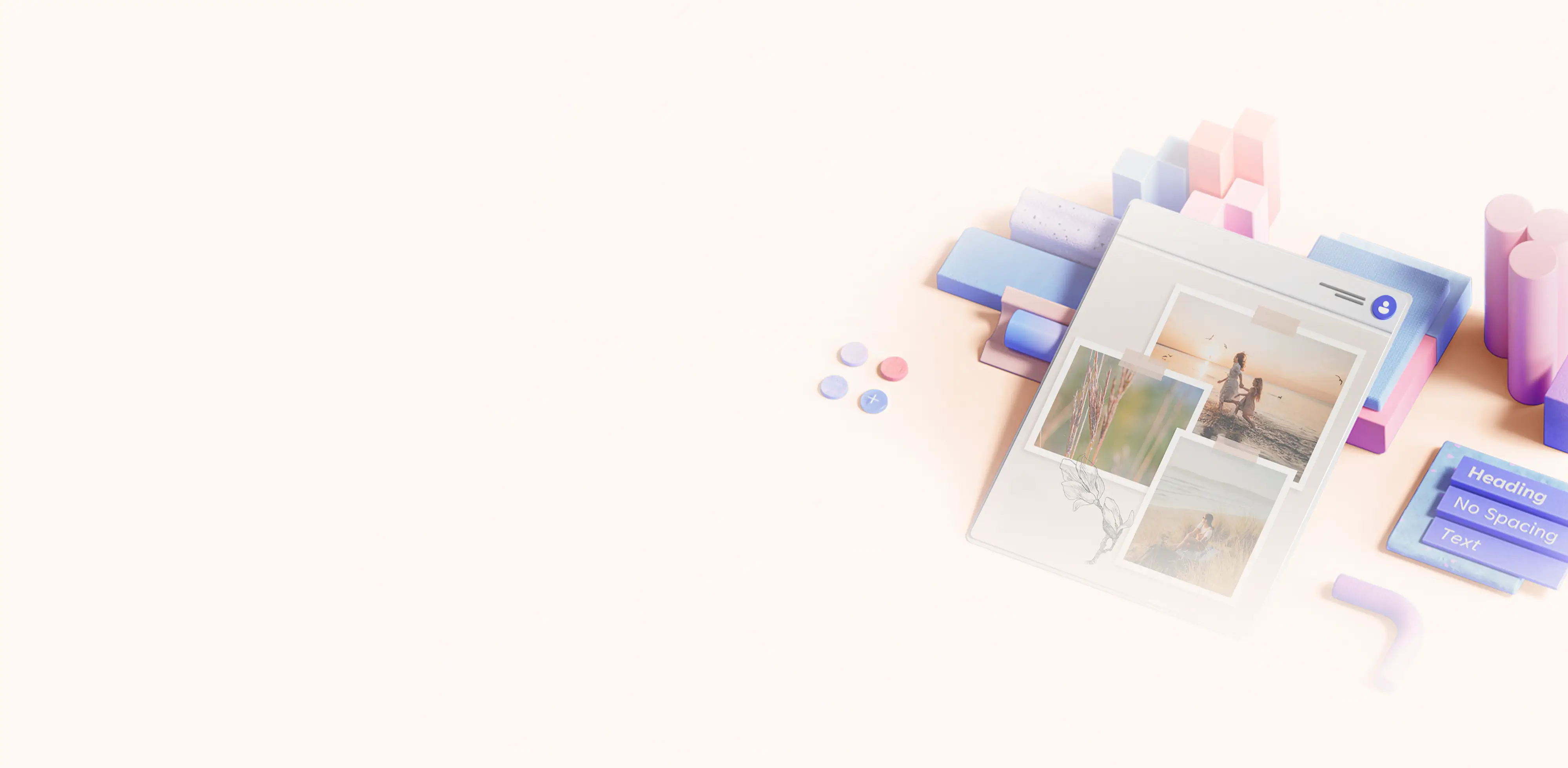 scrapbook template hero