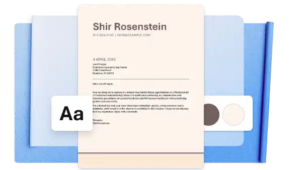 Simple ATS healthcare letter of interest template