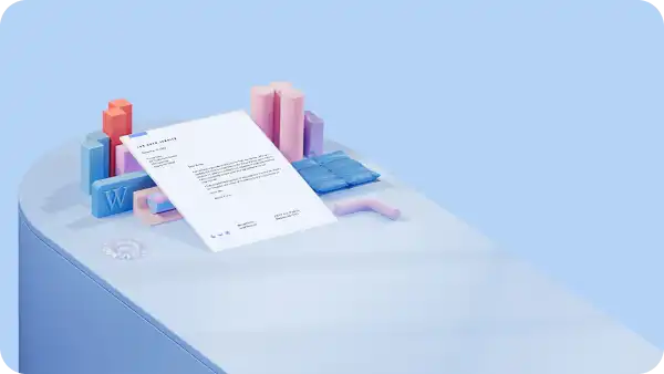 Write business letters in Word