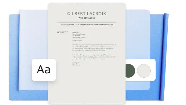 Modern web dev letter of interest template