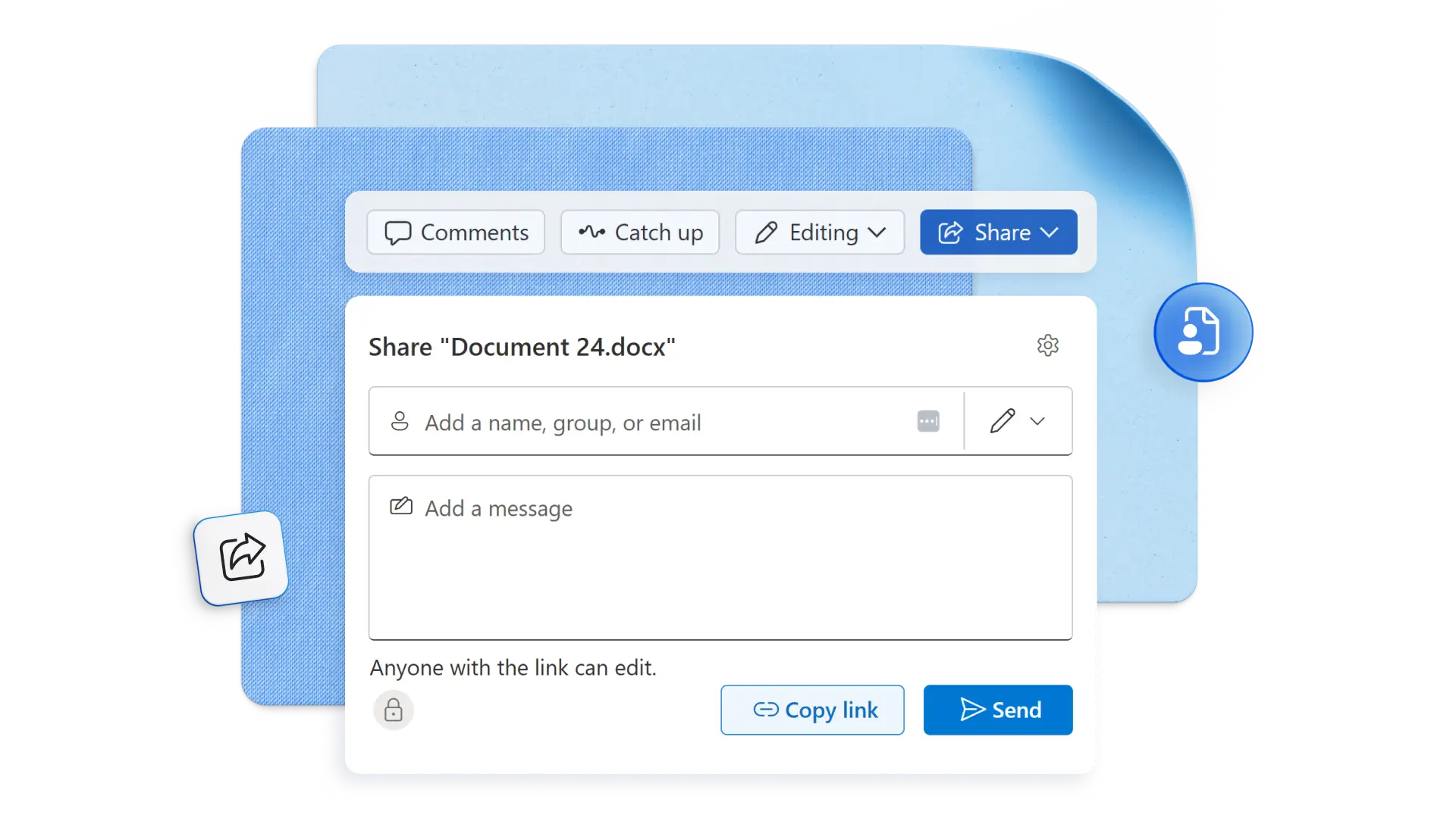 Share a Word document to collaborate easily 