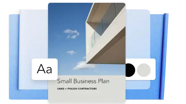 A small business plan for contractors