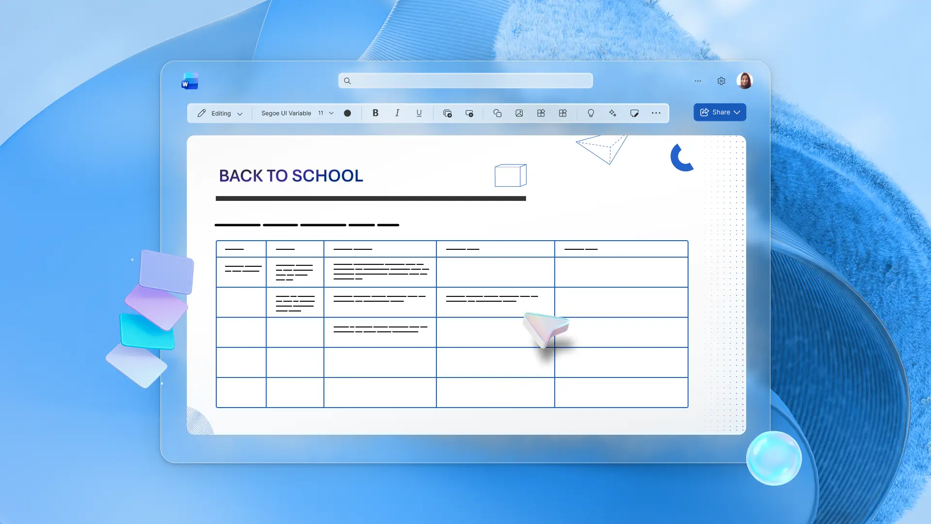 Explorez les kits de planification de la rentrée scolaire dans Microsoft Word. 