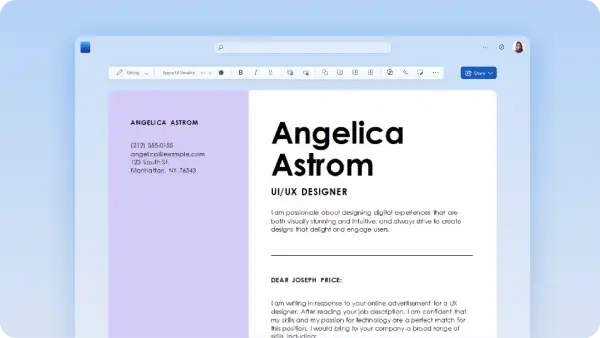 key elements of a cover letter