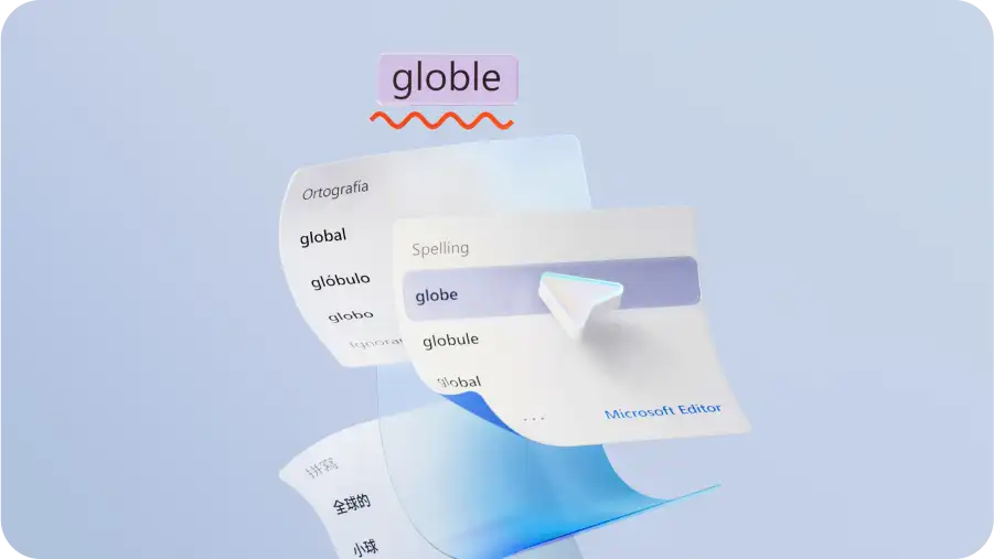 Spell check in multiple languages