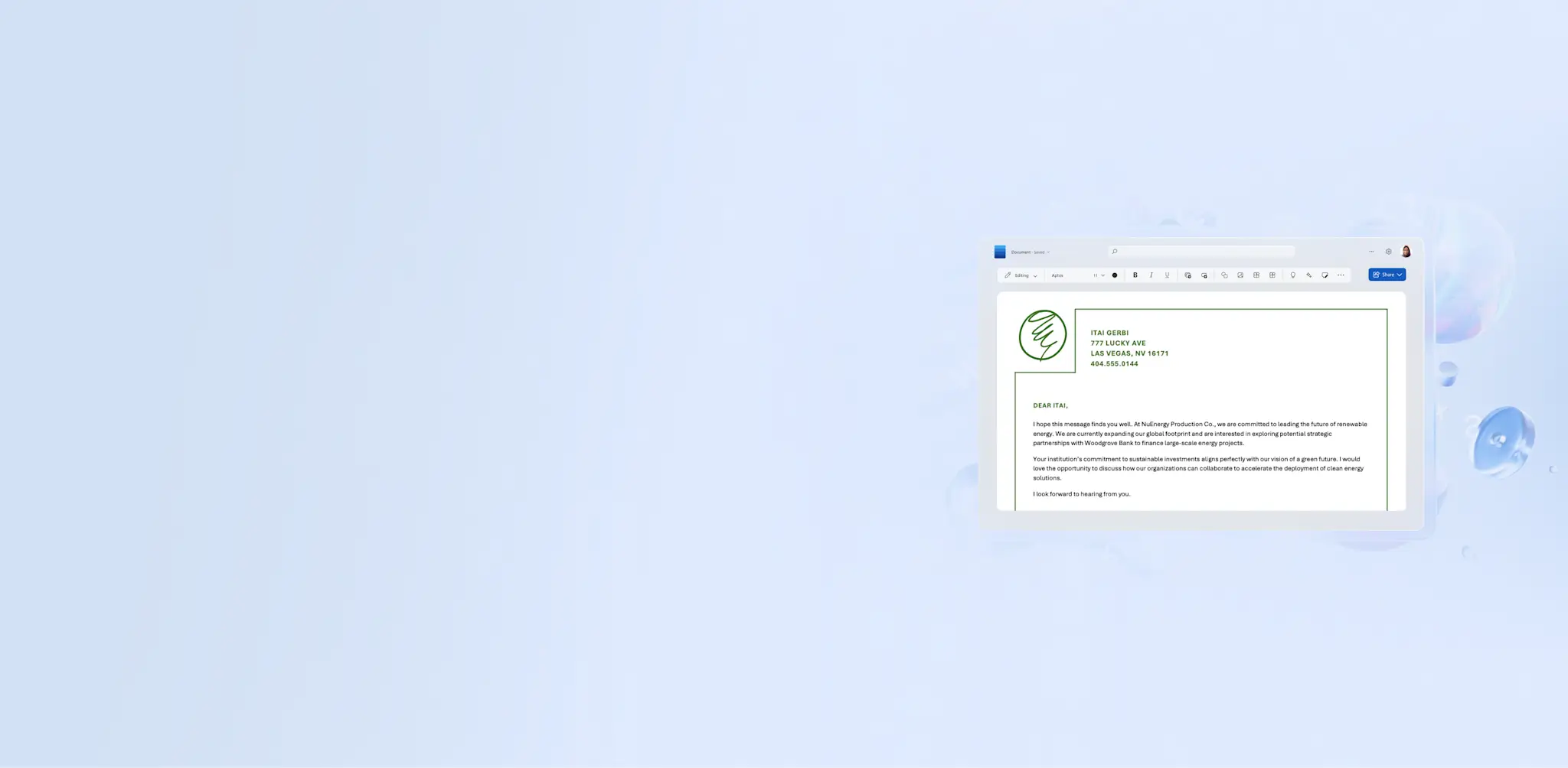 Business Letters revised hero image