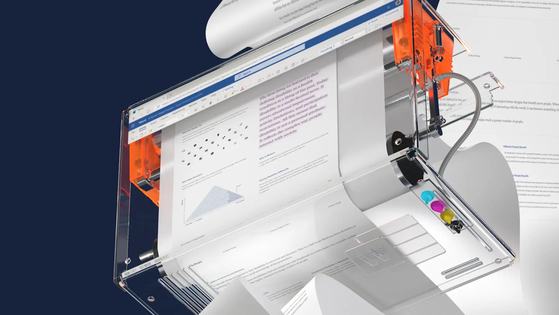 Sales and marketing concept image